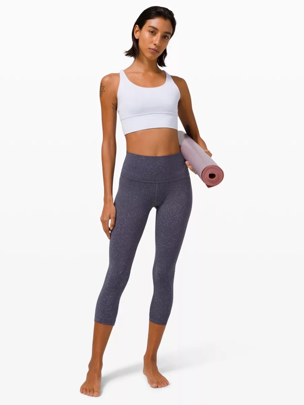 Lululemon Wunder Under High-Rise Crop 21” Spray Luxtreme Size 4